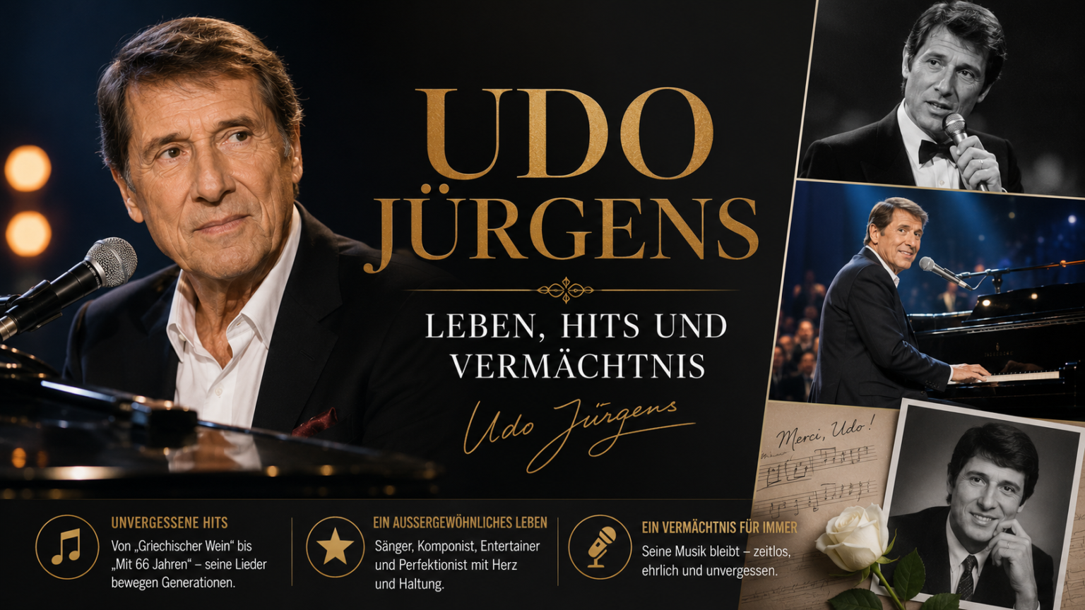 Udo Jürgens: Leben, Hits und Vermächtnis udo jürgens