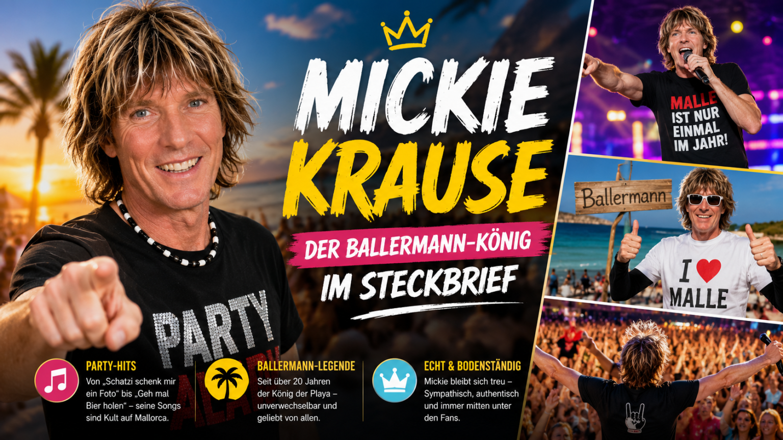 Mickie Krause: Der Ballermann-König im Steckbrief mickie krause