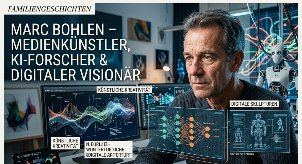 Marc Bohlen – Medienkünstler, KI-Forscher & digitaler Visionär Marc Bohlen